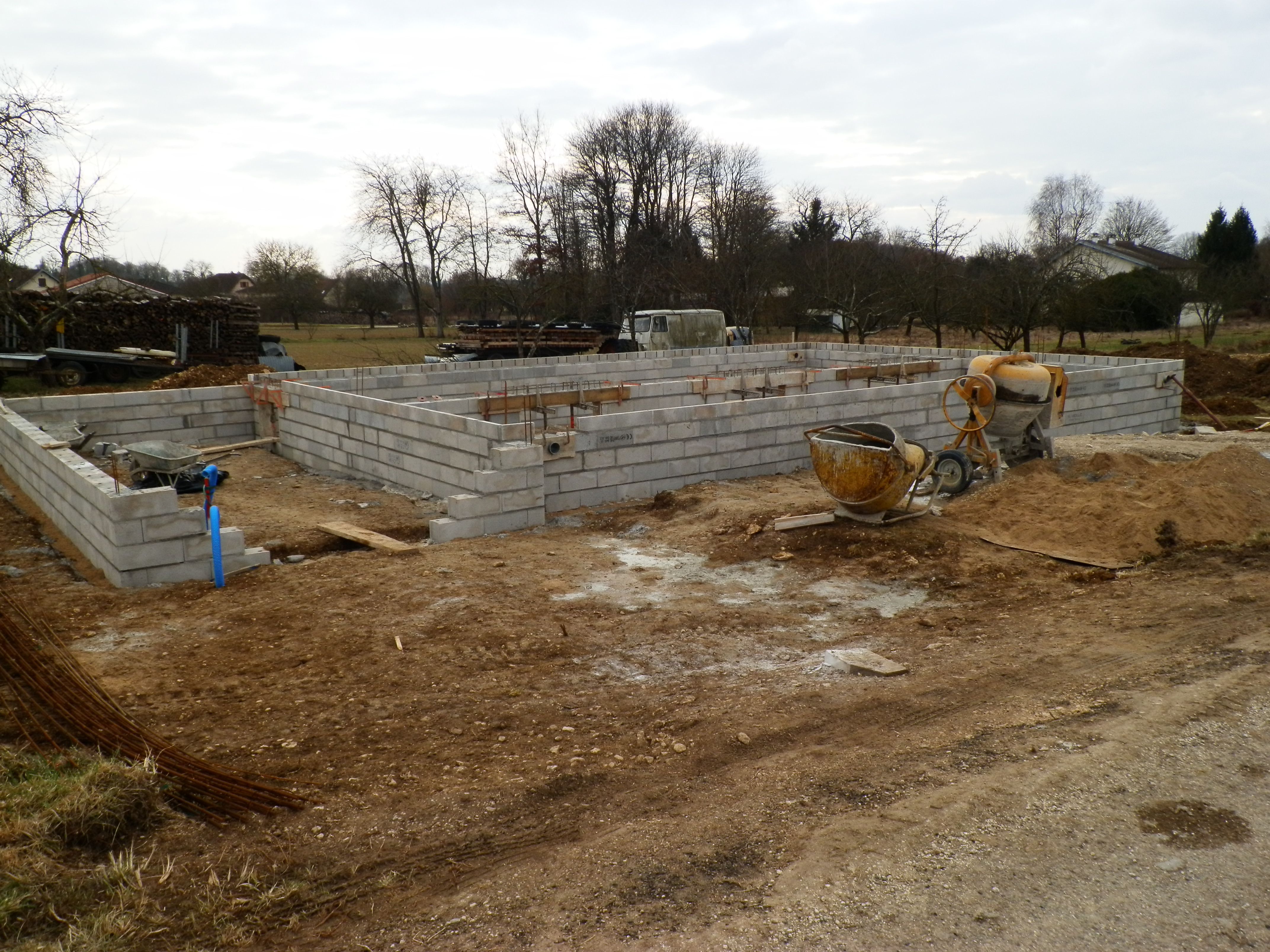 Maison individuelle – réalisation complète du gros œuvre